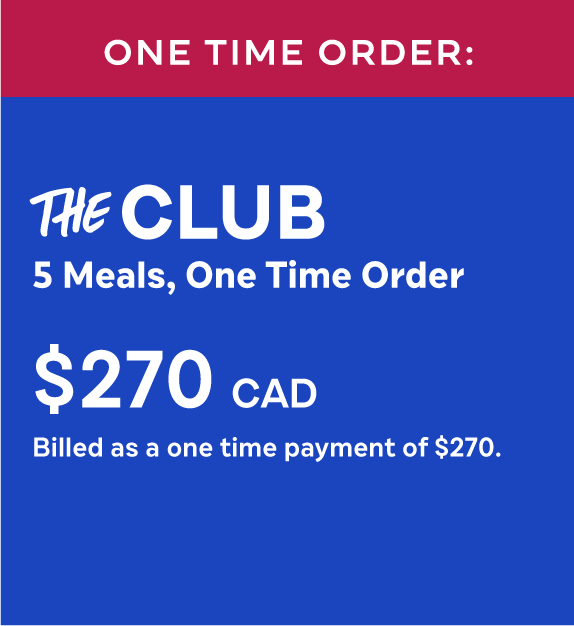 One time order
